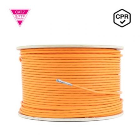 Nanocable Bobina de Cable de Red CAT.7 LSZH SFTP PIMF AWG23, 305m, Naranja Nanocable Bobina de Cable de Red CAT.7 LSZH SFTP PIMF AWG23, 305m, Naranja